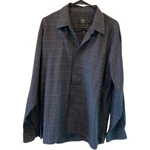 IKE BEHAR MENS DRESS SHIRT  size large